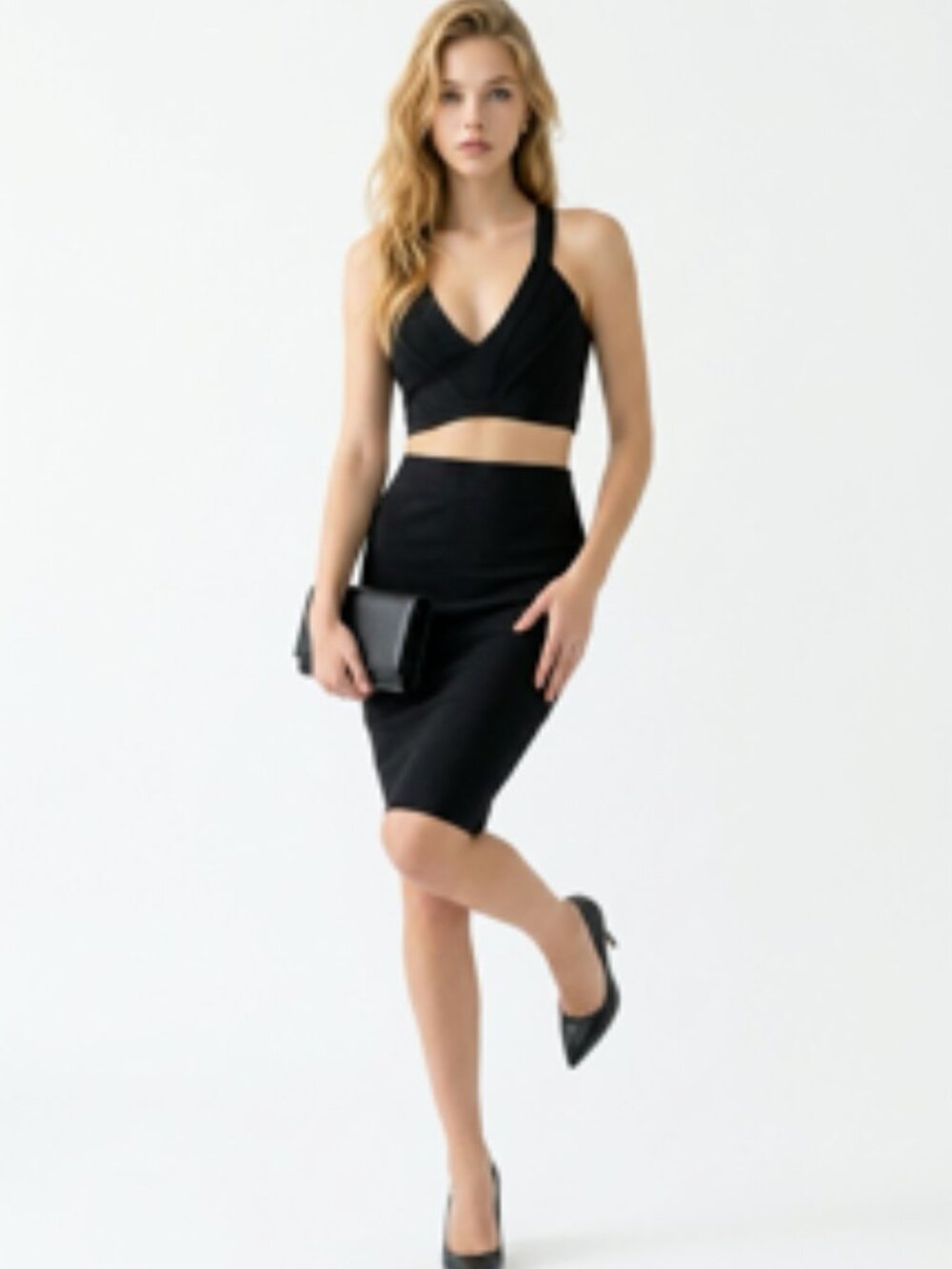 Chic two-piece bandage set